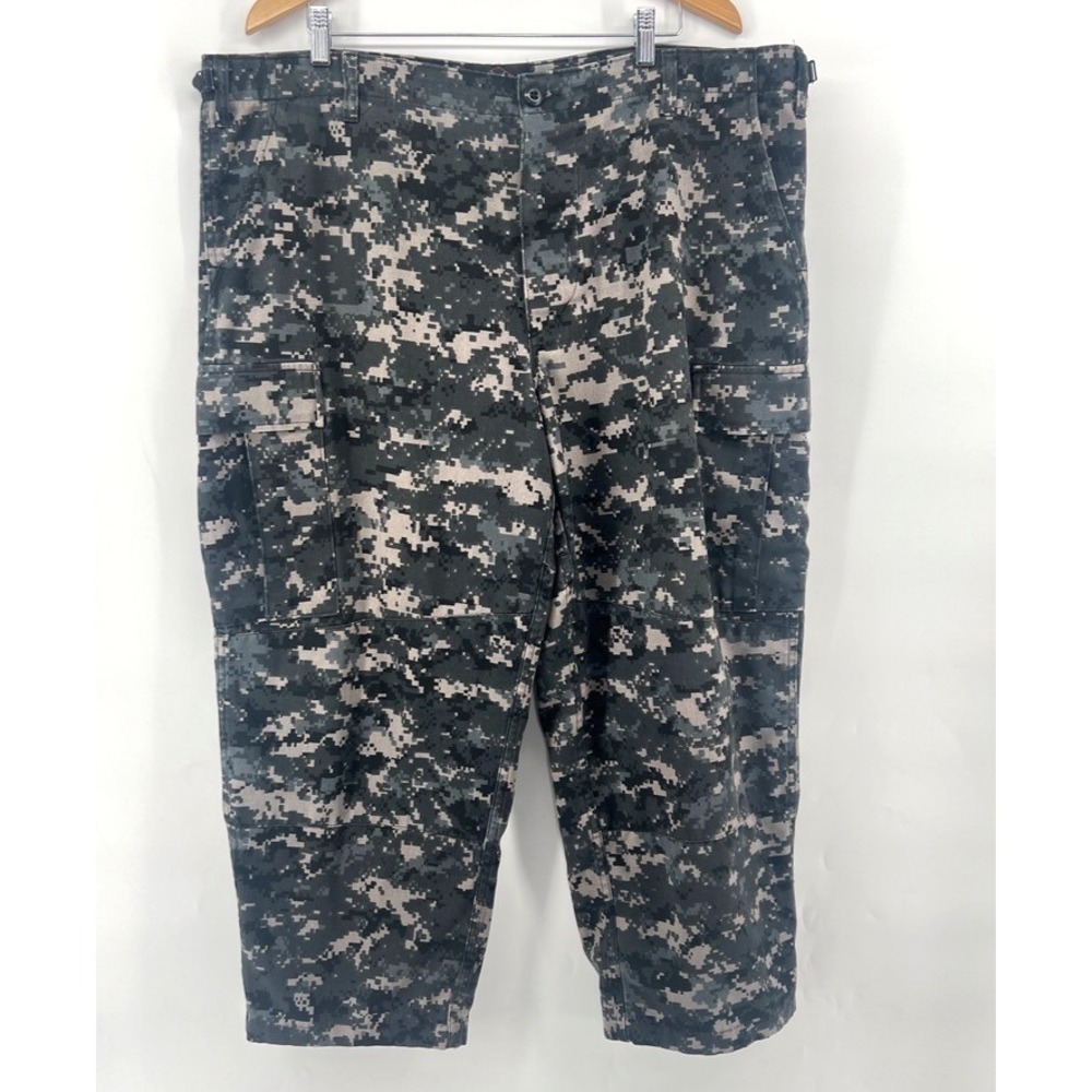 Tru Spec Cargo Pants Camo Digital Men 43 x 26 Grunge Military Utility FLAWS